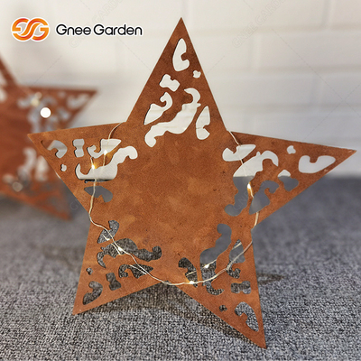 Kerajinan Pemotongan Laser Ornamen Taman Logam ASTM Corten Steel yang dapat disesuaikan