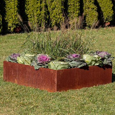 OEM ODM Patio Balcony Outdoor Metal Raised Garden Bed Untuk Sayuran Tahan Karat