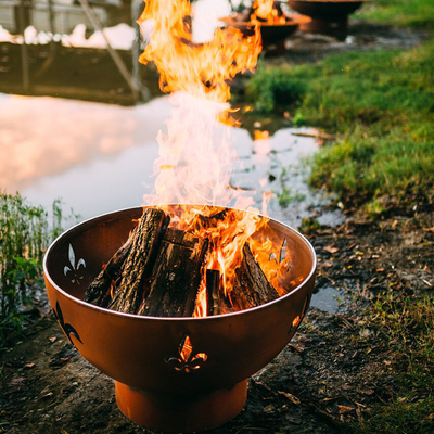 1200mm Diameter Metal Fire Bowl Patio Fire Pit OEM ODM Selamat Datang