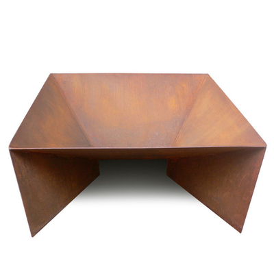 Desain Baru Corten Steel Metal Pattern Folding Fire Pit