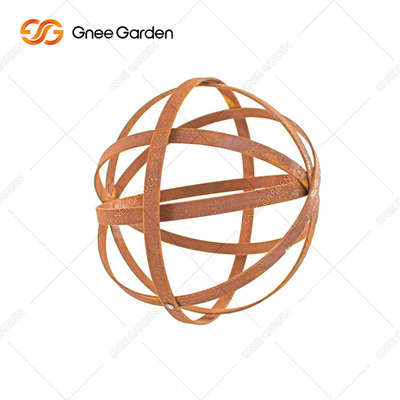 Partisi Layar Pembagi Ruang Baja Corten Outdoor Laser Cut Garden