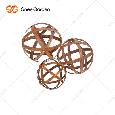 Partisi Layar Pembagi Ruang Baja Corten Outdoor Laser Cut Garden