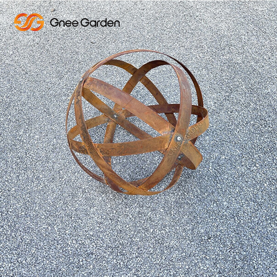 Partisi Layar Pembagi Ruang Baja Corten Outdoor Laser Cut Garden