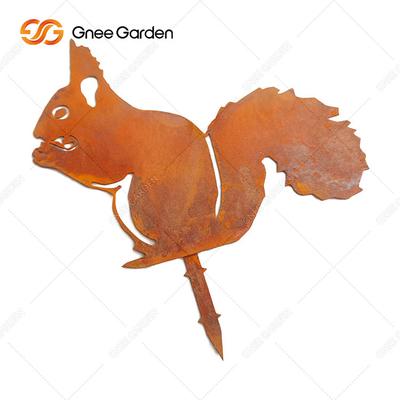 AISI GB Grade Corten Steel Ornamen Taman Patung Hewan