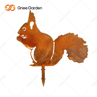AISI GB Grade Corten Steel Ornamen Taman Patung Hewan