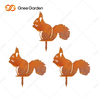 AISI GB Grade Corten Steel Ornamen Taman Patung Hewan