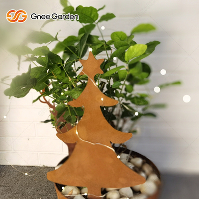 Kustomisasi Ornamen Taman Logam Laser Cut Corten Steel Signs Wear Resisting