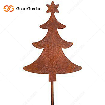 Kustomisasi Ornamen Taman Logam Laser Cut Corten Steel Signs Wear Resisting
