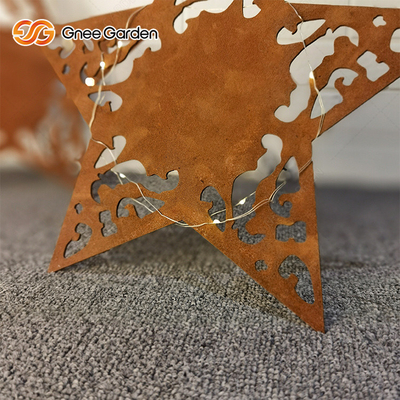 Kerajinan Pemotongan Laser Ornamen Taman Logam ASTM Corten Steel yang dapat disesuaikan