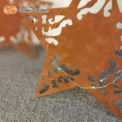 Kerajinan Pemotongan Laser Ornamen Taman Logam ASTM Corten Steel yang dapat disesuaikan