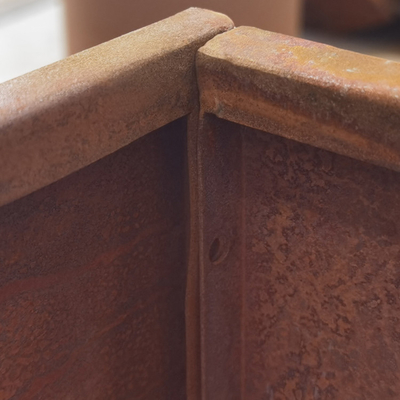 Tempat Tidur Taman Corten Steel yang Mudah Dirakit Untuk Penanaman Bunga