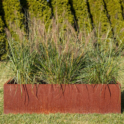OEM ODM Corten Steel Raised Beds Metal Raised Vegetable Beds bukti korosi
