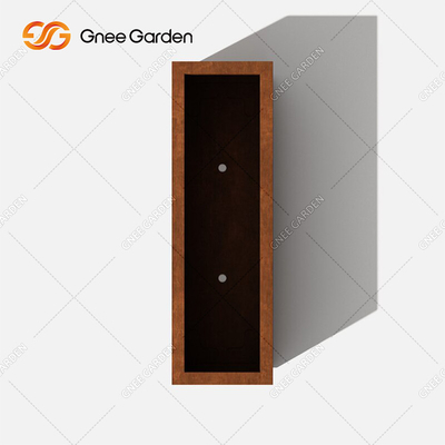 TUV Certified Easy Watering Outdoor Metal Planter Berukuran Besar