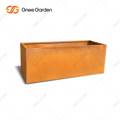 TUV Certified Easy Watering Outdoor Metal Planter Berukuran Besar