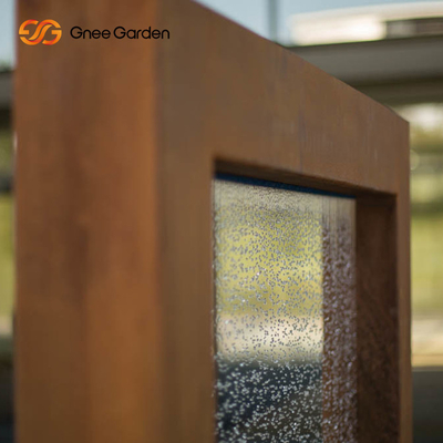 Dinding Air Baja Corten Baja Dekoratif Tebal 3mm Tahan Lama