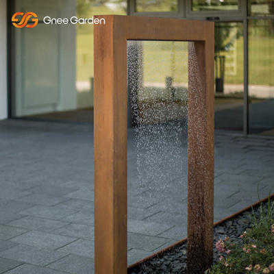 Dinding Air Baja Corten Baja Dekoratif Tebal 3mm Tahan Lama