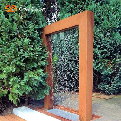 Dinding Air Baja Corten Baja Dekoratif Tebal 3mm Tahan Lama