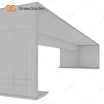 Ketebalan 1.5mm Outdoor Metal Furniture Bangku Baja Luar Ruangan Corten Steel