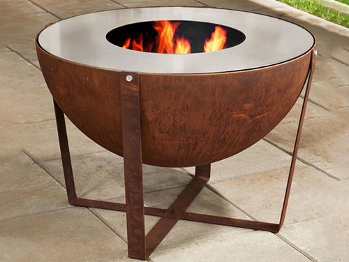 1200mm Dia Charcoal Buring Outdoor Cooking Grills Persetujuan CE