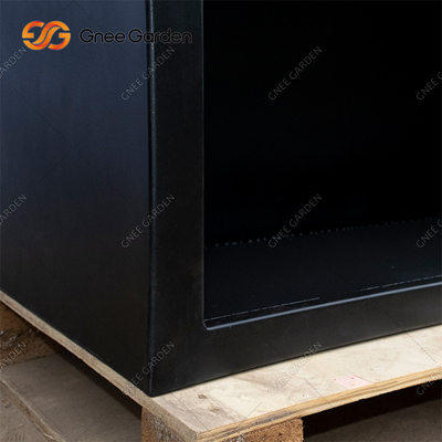 Modular Corten Steel Outdoor Cooking Grills 3mm Tebal Pengapian Elektronik