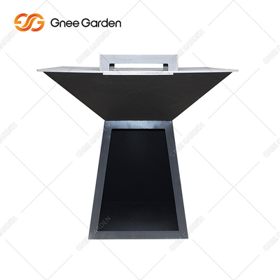Corten Steel KD Outdoor BBQ Fire Pit Round Pra Berkarat