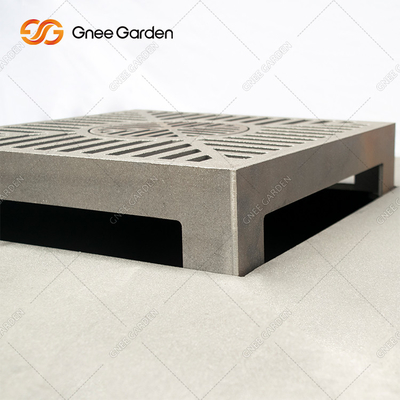 3mm Tebal Bergerak Corten Steel Barbecue Fire Pit Ukuran Disesuaikan