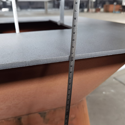 Sesuaikan Corten Steel Cooktop Grill Fire Pit Outdoor BBQ