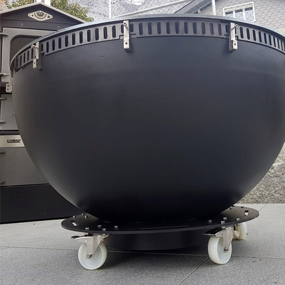 Pemanggang Memasak Luar Ruangan Eropa Fire Bowl Corten Steel Barbecue Grill