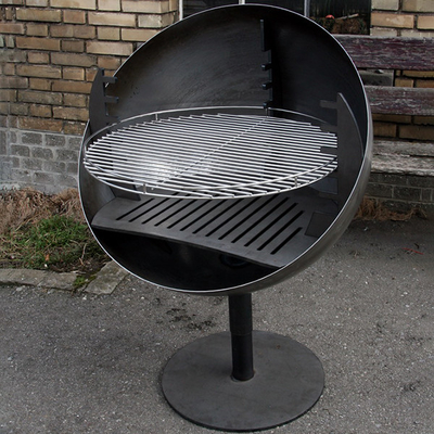 Pemanggang Memasak Luar Ruangan Eropa Fire Bowl Corten Steel Barbecue Grill