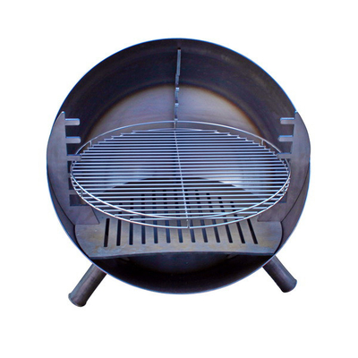Pembakaran Kayu Corten Metal Outdoor Cooking Grills Arang Barbekyu Corten Steel Bbq