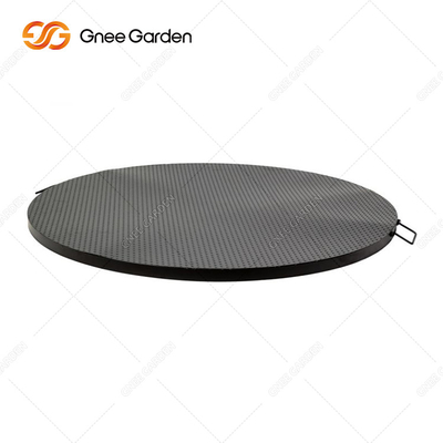Bbq Outdoor Cooking Grills Plancha Grill Corten Steel Fire Pit Warna Hitam