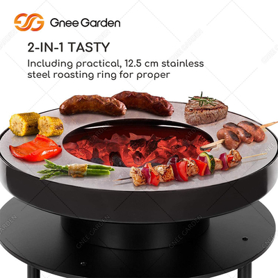 Logam Barbekyu Panggangan Arang Panggangan Arang Berkemah Arang Bbq Panggangan Barbekyu Portable
