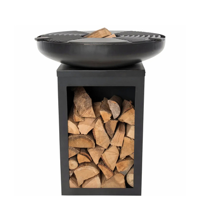 Corten Steel Arang Rumah Barbeque Grill Perapian Halaman Belakang