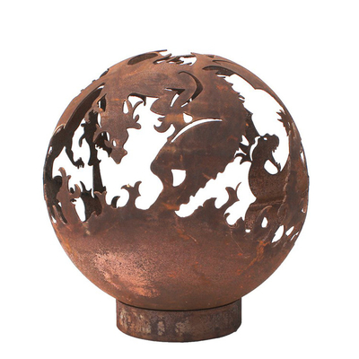 Khas Corten Steel Rusty Metal Heater Fire Pit Ketebalan 5mm