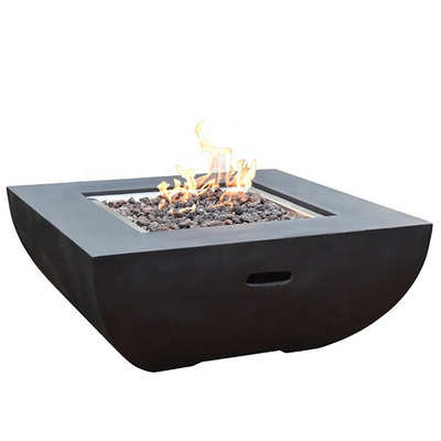 Patio 3mm Propane Gas Fire Pit Weathering Steel Fire Pit ketahanan aus