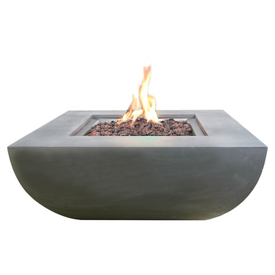 Patio 3mm Propane Gas Fire Pit Weathering Steel Fire Pit ketahanan aus