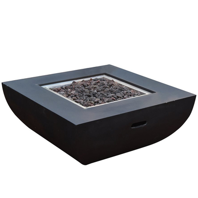 Patio 3mm Propane Gas Fire Pit Weathering Steel Fire Pit ketahanan aus
