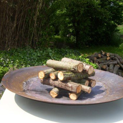 80cm Rusty Corten Fire Bowl Anglo Outdoor Untuk Pesta Berkemah