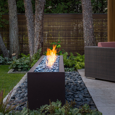 Steel Fire Pit Outdoor Dekorasi Taman Rumah Rusty Corten Steel Fire Pit