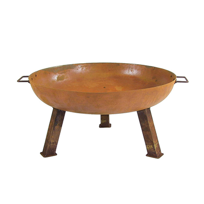 Baja luar ruangan Fire Pit Wood Burning Garden Dekoratif Corten Steel Fire Pits Bowl