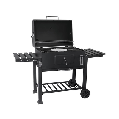 115cmx46cm Hitam Pemanggang Memasak Luar Ruangan Portabel Untuk Kompor Barbekyu