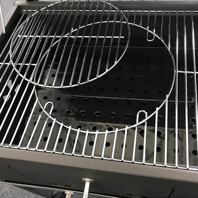 Panggangan Arang Outdoor Dengan Meja Samping Grate In Sistem Parut Charcoal Grills Outdoor Cooking Grills Outdoor Cooking