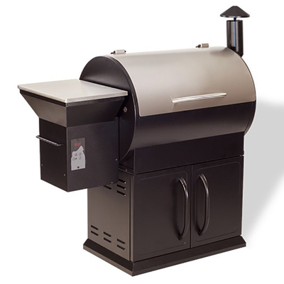 Outdoor Trolley Cooking Wood Pellet Bbq Grill Untuk Panic Barbecue Smokers Dengan Sertifikat CE