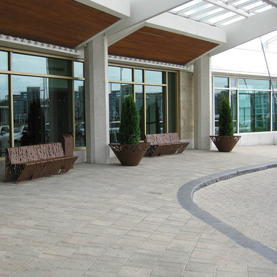 1000mm Gnee Garden Outdoor Metal Planter Untuk Pohon Dan Bunga