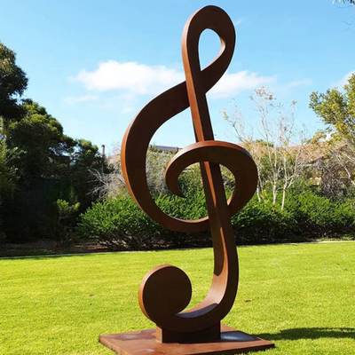 3mm Tebal Unik Corten Steel Sculpture Metal Yard Art Sculpture