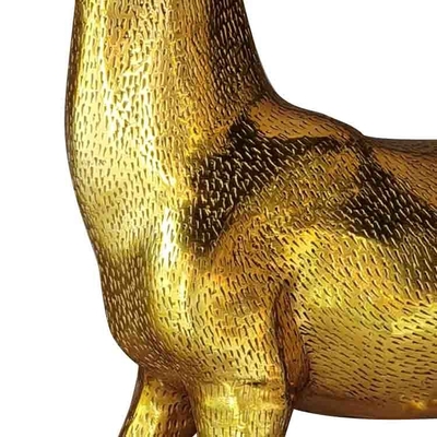 Gnee Garden 8mm Tebal Perunggu Patung Rusa Dekorasi Taman Dengan Detail Halus