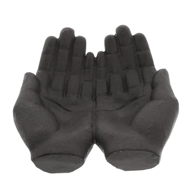 Set Patung Tangan Besi Cor Antik Hitam 5.5 Inch Kreatif Untuk Dekorasi Rumah