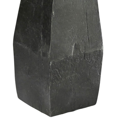 Patung Logam Luar Ruang Nordik Abstrak Patung Besi Hitam Tinggi 6 Inch