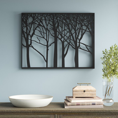 29x38 Inch Tree Of Life Artwork Metal Laser Cut Untuk Taman