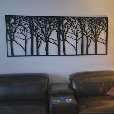 29x38 Inch Tree Of Life Artwork Metal Laser Cut Untuk Taman